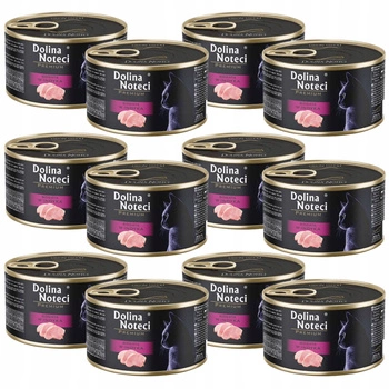Dolina Noteci Premium 12 x 185g indyk karma mokra dla kota