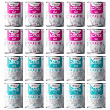 Gaczoo Mono Protein Ultra monobiałkowa karma mokra psa mix smaków 20 x 400g