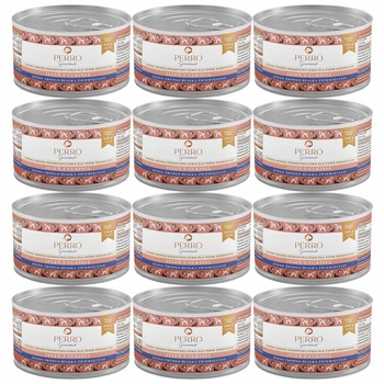 PERRO Gourmet Karma mokra dla psa Jeleń z cukinią 12 x 200g