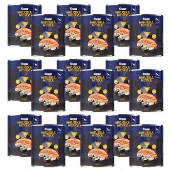 Gaczoo Miejska Miska bezzbożowa karma mokra dla psa Sushi z Rybą 18 x 800g