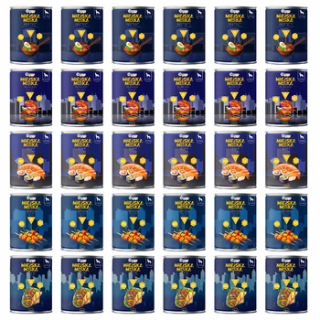 Gaczoo Miejska Miska bezzbożowa karma mokra dla psa Mix smaków 30 x 400g