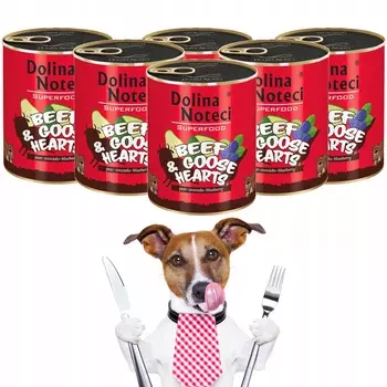 Dolina Noteci Superfood mokra karma dla psa 6 x 400g Wołowina Gęś