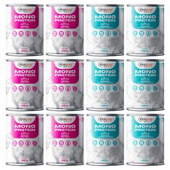 Gaczoo Mono Protein Ultra monobiałkowa karma mokra psa mix smaków 12 x 400g
