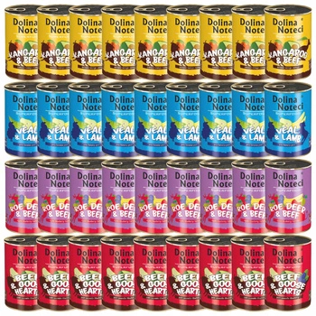 DOLINA NOTECI SUPERFOOD Karma mokra dla psa mix smaków 36 x 400g