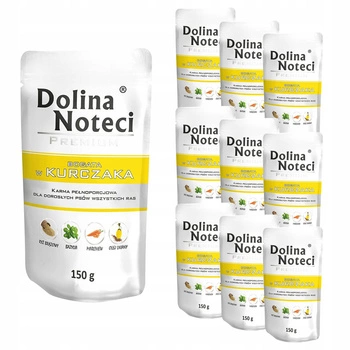 DOLINA NOTECI Premium Karma dla psa Kurczak 10 x 150g