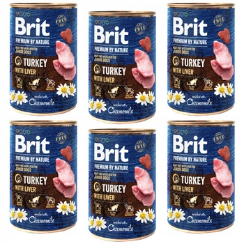 Brit By Nature 6 x 400g Turkey mokra karma dla psów