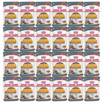 ROYAL CANIN Hair&Skin Care Gravy karma mokra w sosie dla kota 24 x 85g