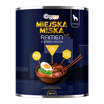 Gaczoo Miejska Miska bezzbożowa karma mokra dla psa Ramen 800g