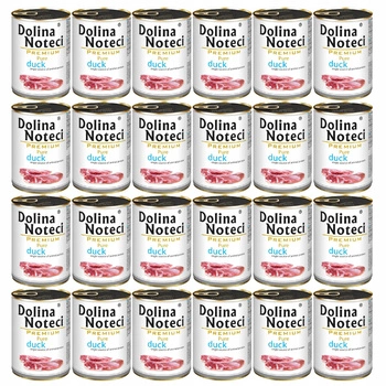 DOLINA NOTECI Premium Pure karma mokra dla psa kaczka 24 x 400g
