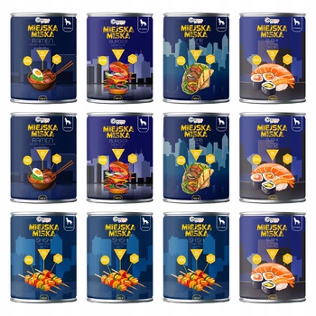 Gaczoo Miejska Miska bezzbożowa karma mokra dla psa Mix smaków 12 x 400g