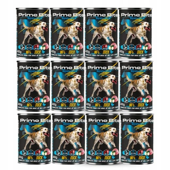 GAME DOG Prime Bite Monoprotein mokra karma dla psa kaczka 12 x 400g