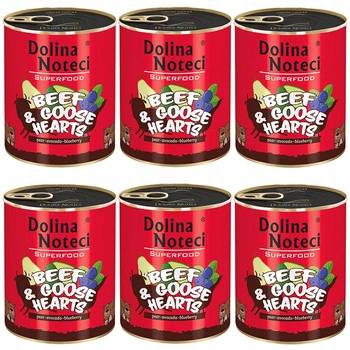 DOLINA NOTECI SUPERFOOD Karma mokra dla psa Wołowina 800g x 6