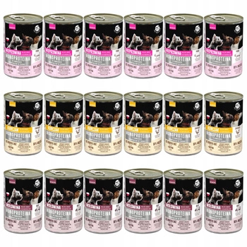 PET REPUBLIC Mono Protein Mix Smaków karma dla psa mokra 18 x 400g