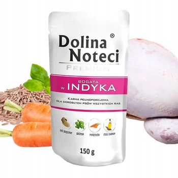 Dolina Noteci Premium mokra karma dla psa 150g Indyk