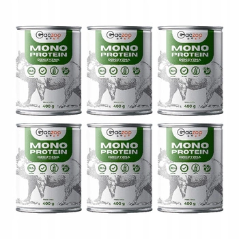 Mokra karma monobiałkowa dla psa Gaczoo MONO PROTEIN Dzik 6 x 400g 