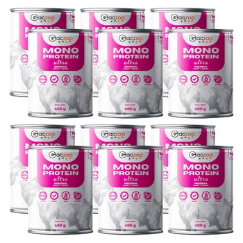 Gaczoo Mono Protein Ultra monobiałkowa karma mokra dla psa Kozina 12 x 400g
