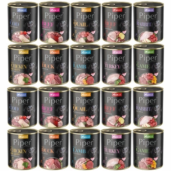 PIPER DOLINA NOTECI Karma mokra dla psa mix smaków 20 x 800g