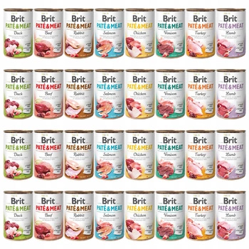 Brit Pate & Meat 32 x 400g Mix mokra karma dla psa