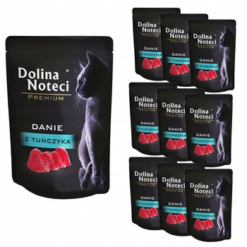 Dolina Noteci Premium danie mokra karma dla kota 10 x 85g Tuńczyk
