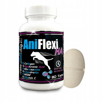 GAME DOG AniFlexi HA Suplement na stawy dla psa 80 tabletek