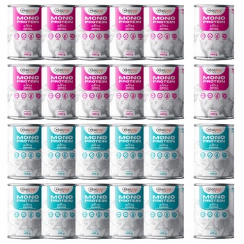 Gaczoo Mono Protein Ultra monobiałkowa karma mokra psa mix smaków 24 x 400g