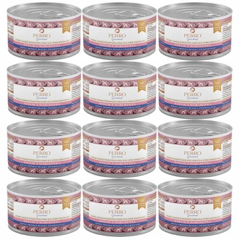 PERRO Gourmet Karma mokra dla psa Królik z marchewką 12 x 200g