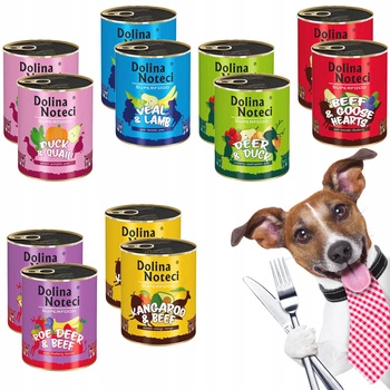 Dolina Noteci Superfood mokra karma dla psa 12 x 400g Mix