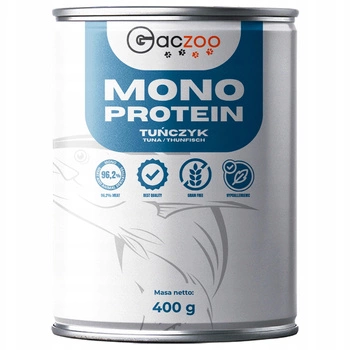 Mokra karma monobiałkowa dla psa Gaczoo MONO PROTEIN Tuńczyk 400g 