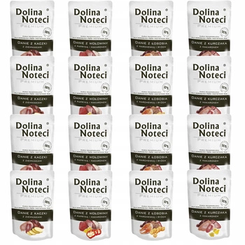 Dolina Noteci Premium Danie mokra karma dla psa 16 x 300g Mix