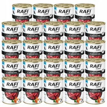 Dolina Noteci Rafi Classic karma mokra dla psa Jagnięcina 24 x 800g