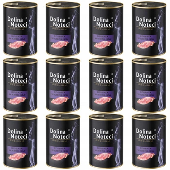 DOLINA NOTECI Premium Mokra karma dla kota Królik 12 x 400g bezzbożowa