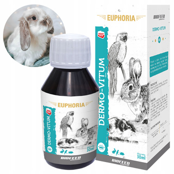 BIOFEED Euphoria Preparat na sierść i skórę dla gryzoni i królików 30ml