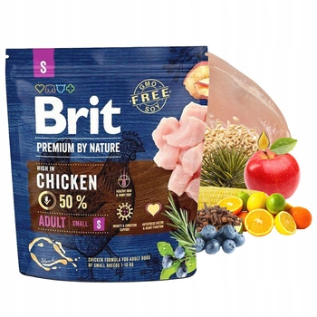 Brit By Nature 1 kg Chicken S sucha karma dla psa