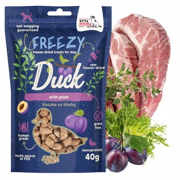 Syta Micha Freezy przysmak dla psa Kaczka śliwka tymianek 40g