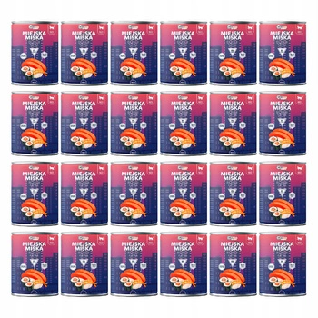 Gaczoo Miejska Miska bezzbożowa karma mokra dla kota Sushi z Rybą 24 x 400g