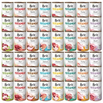 Brit Pate & Meat 48 x 400g Mix mokra karma dla psa