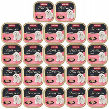 ANIMONDA Vom Feinsten Senior mokra karma dla psa Serca Indyka 22 x 150g