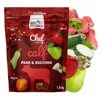 Syta Micha Karma sucha dla psa Chef cielęcina 1,5 kg zdrowa