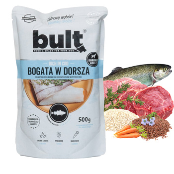 BULT Karma mokra dla psa Dorsz 500g