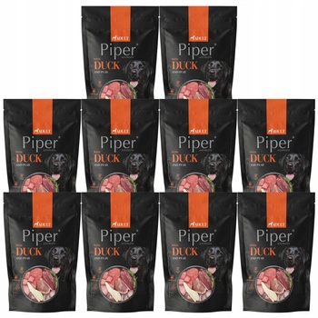 PIPER Mokra karma dla psa Dolina Noteci Kaczka z Gruszką 10 x 500g 