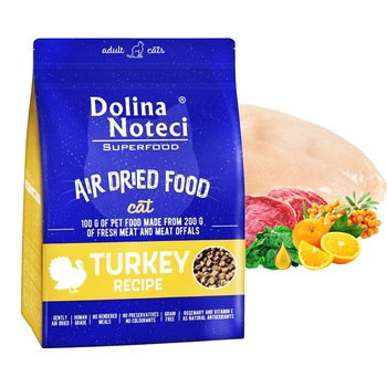 Dolina Noteci Superfood suszona karma dla kota 1 kg Indyk