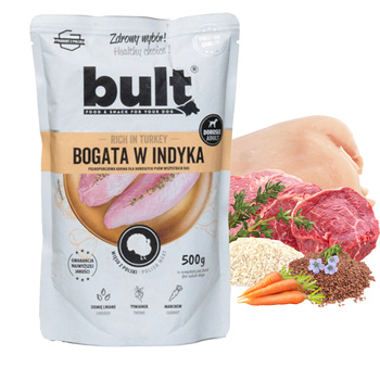 BULT Karma mokra dla psa Indyk 500g