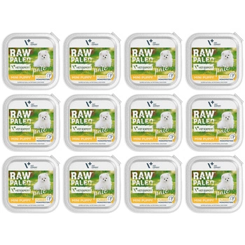 RAW PALEO PATE Mini Puppy Indyk karma dla szczeniąt mokra 12 x 150g