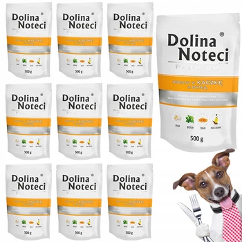 Dolina Noteci Premium mokra karma dla psa 10 x 500g kaczka