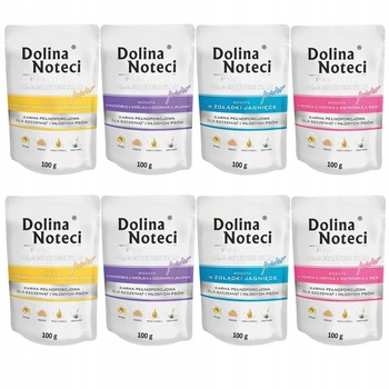 Dolina Noteci Junior mokra karma dla szczeniąt 8 x 100g Mix