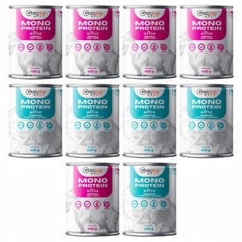 Gaczoo Mono Protein Ultra monobiałkowa karma mokra psa mix smaków 10 x 400g