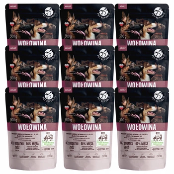 PET REPUBLIC karma mokra dla psa Wołowina 9 x 500g Bezzbożowa