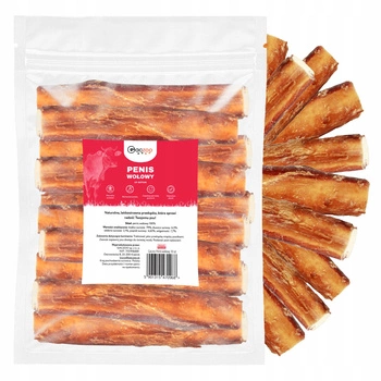 Przysmak dla psa Penis Wołowy 10 sztuk GACZOO naturalny gryzak