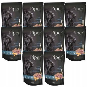 PIPER Karma mokra dla psa Dolina Noteci Jagnięcina 10 x 500g bez zbóż