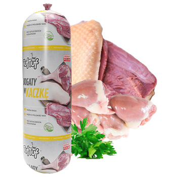 BATON TUFTUF Kiełbasa dla psa Kaczka 900g